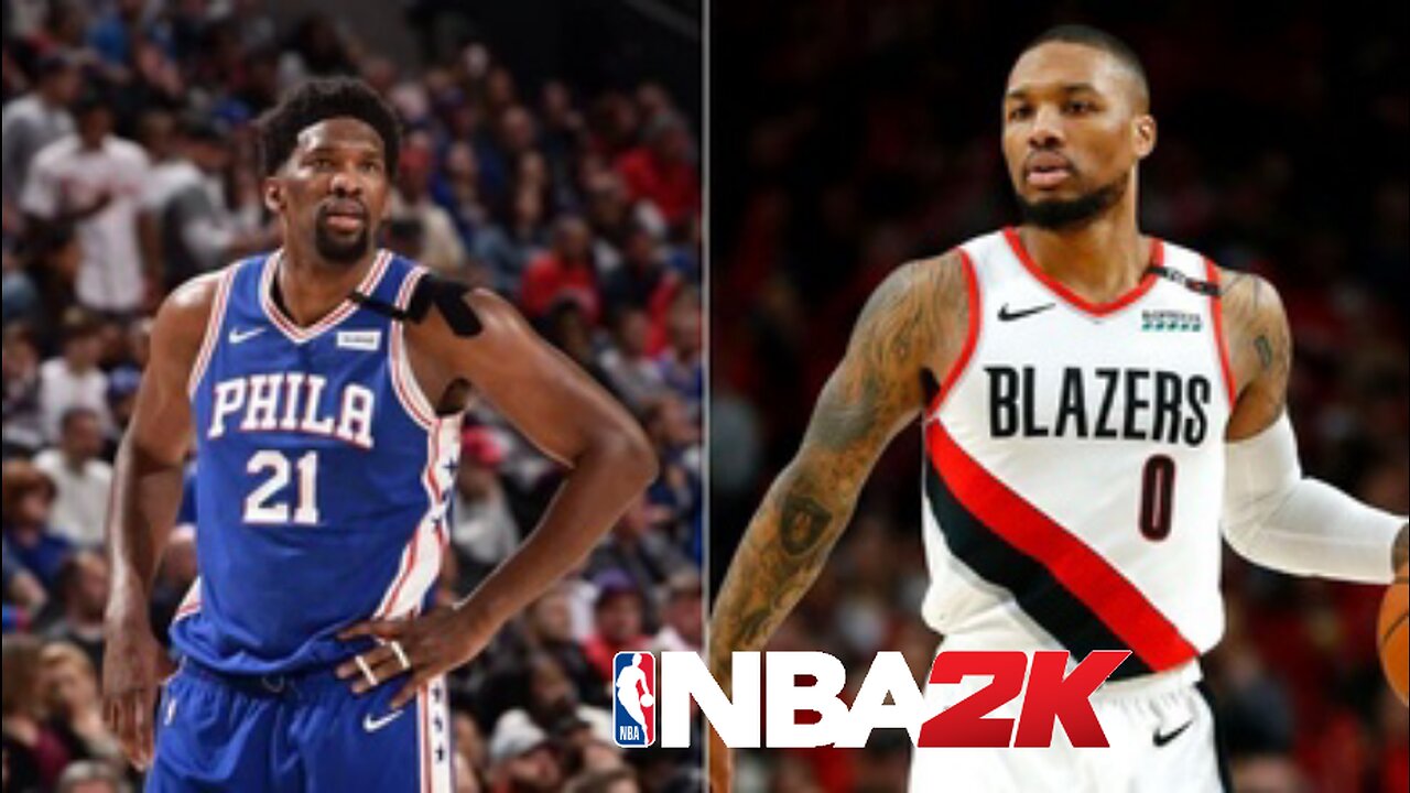 NBA2K Sixers vs Blazers