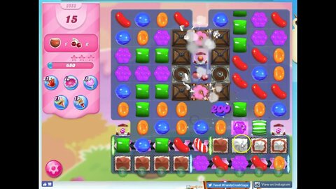 Candy Crush Level 2553 Audio Talkthrough, 3 Stars 0 Boosters