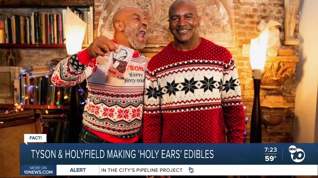 Fact or Fiction: Mike Tyson, Evander Holyfield team up to launch cannabis-infused edibles called Holy Ears?