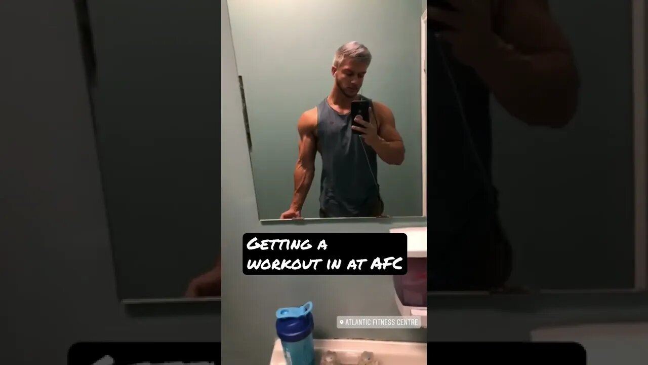 Working out at Atlantic Fitness Center AFC