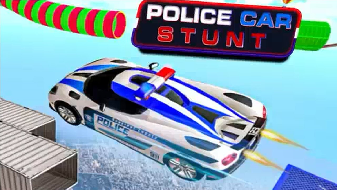 Ramp Car Driving Offline Game 2023 3D Police Car Race Stunt Simulator Games GamePlay Gaming Gurus