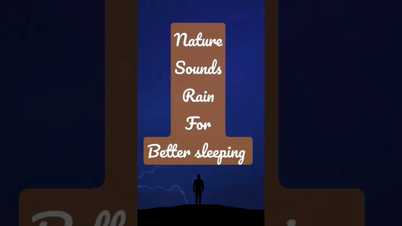 Nature Sounds ASMR Rain for Better Sleep pihentető zene természet hangjaival