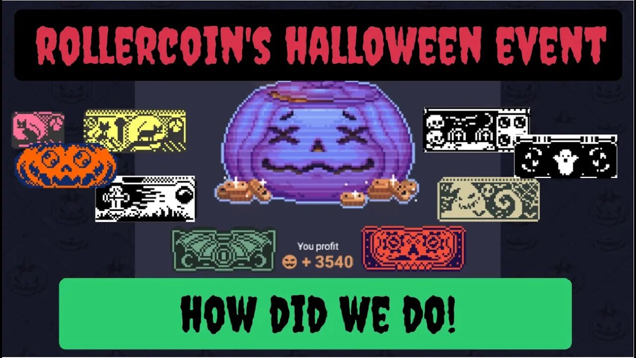 Rollercoin Update , Halloween Event How Did We Get On?