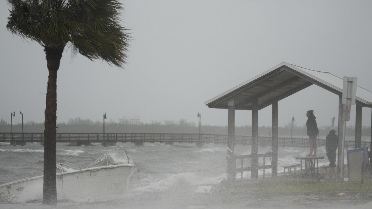 Nicole Weakens To Tropical Storm Over East-Central Florida