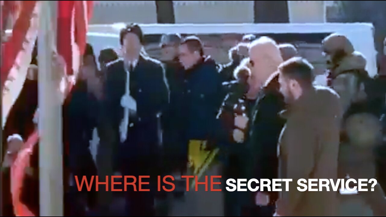 FAUX BIDEN IN KIEV - WITHOUT SECRET SERVICE PROTECTION?!?