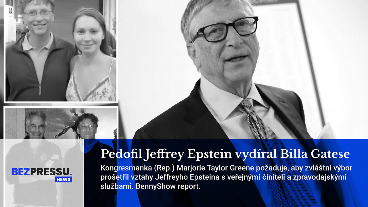 Pedofil Jeffrey Epstein vydíral Billa Gatese