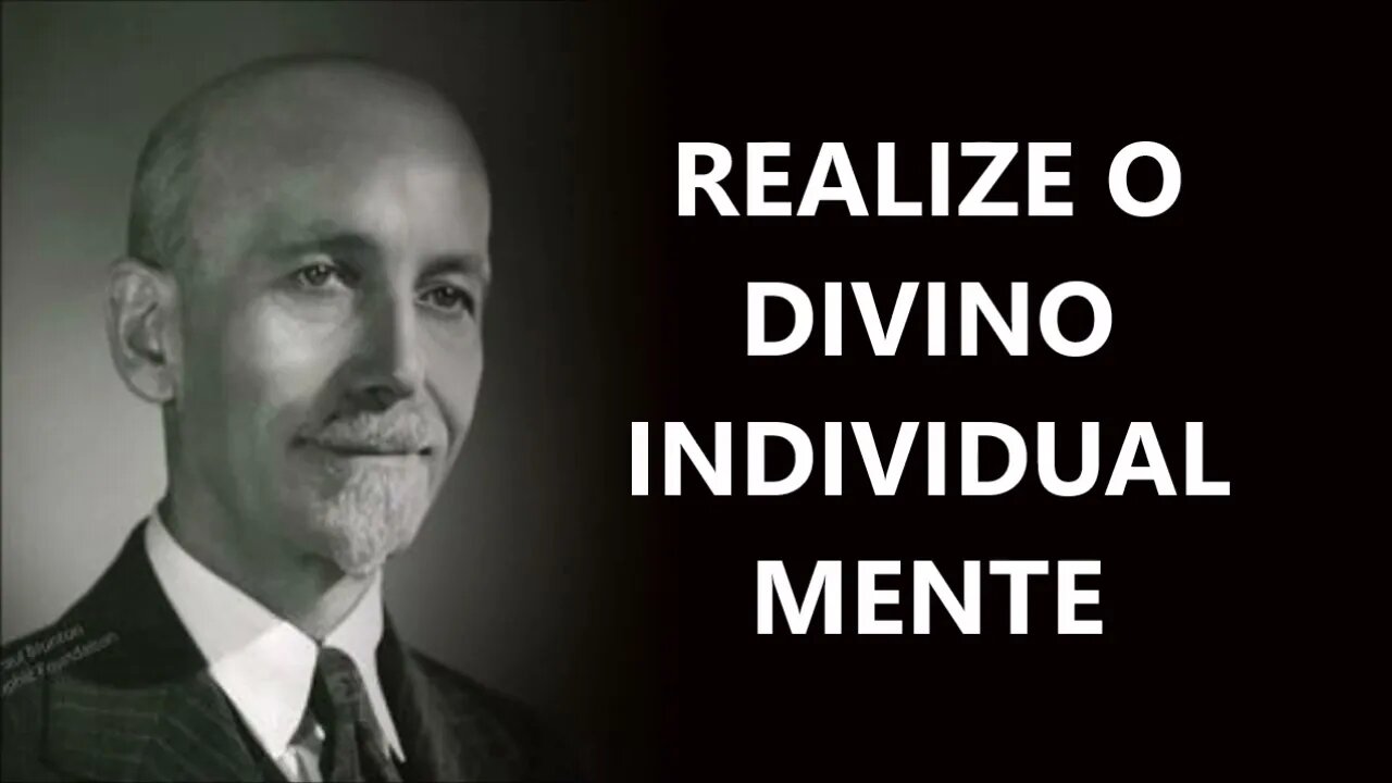 REALIZE O DIVINO INDIVIDUALMENTE, PAUL BRUNTON, DUBLADO