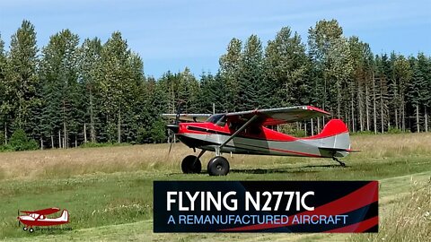 Flying N2771C The remanufactured Bushliner Cessna 170