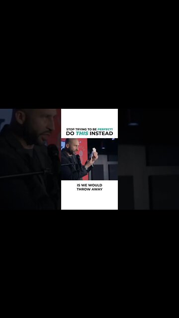 Stop Trying To Be Perfect! Do THIS Instead