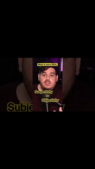 Are feelings TRUE? #philosophy #objectivity #subjectivity #truth #science #debate #dichotomy