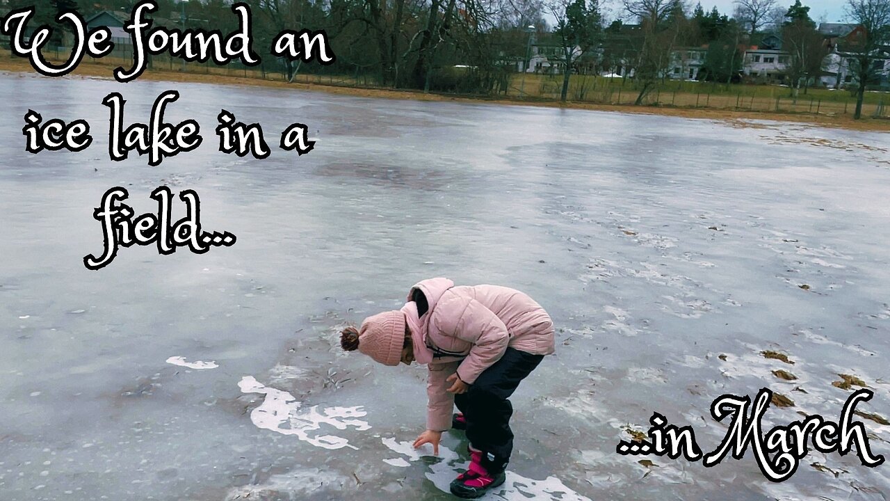 We found an ice lake!