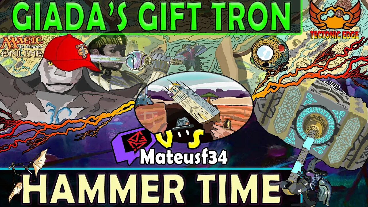 Mono Green Giada's Gift Tron VS Hammer Time｜Mateusf34 Rematch! ｜Magic The Gathering Online Modern League Match