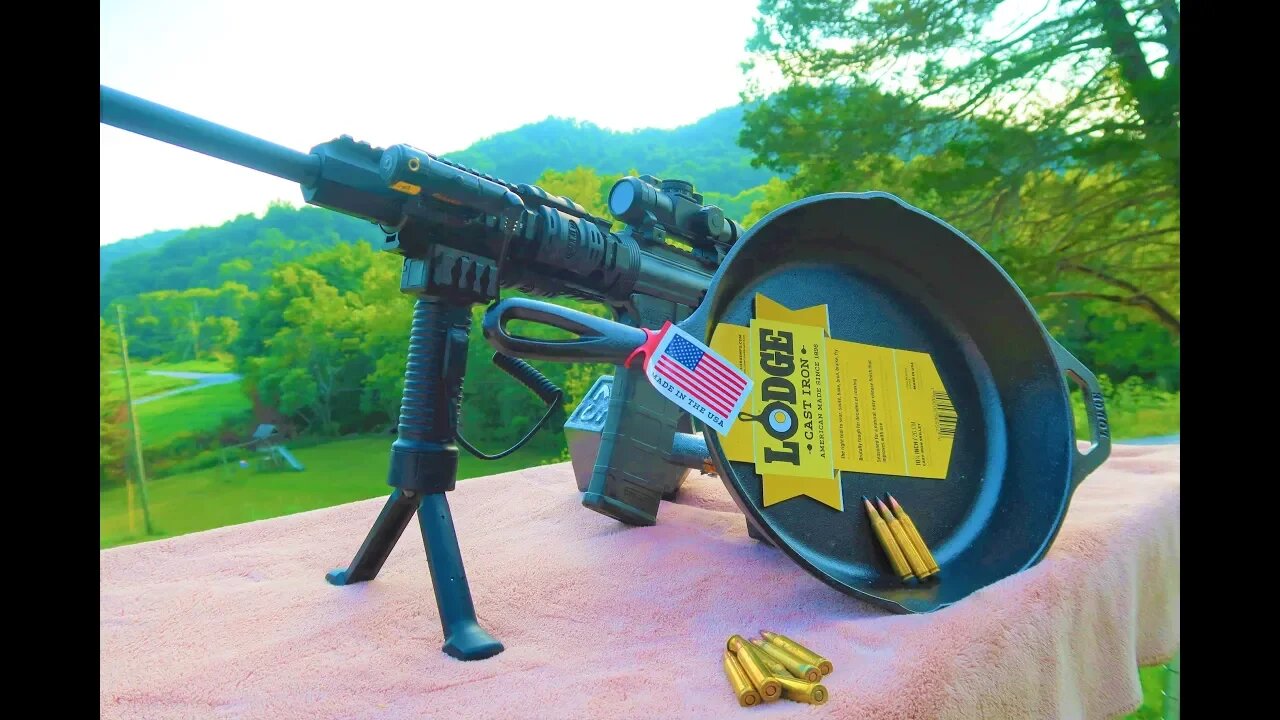 AR-15 VS Cast Iron Skillets