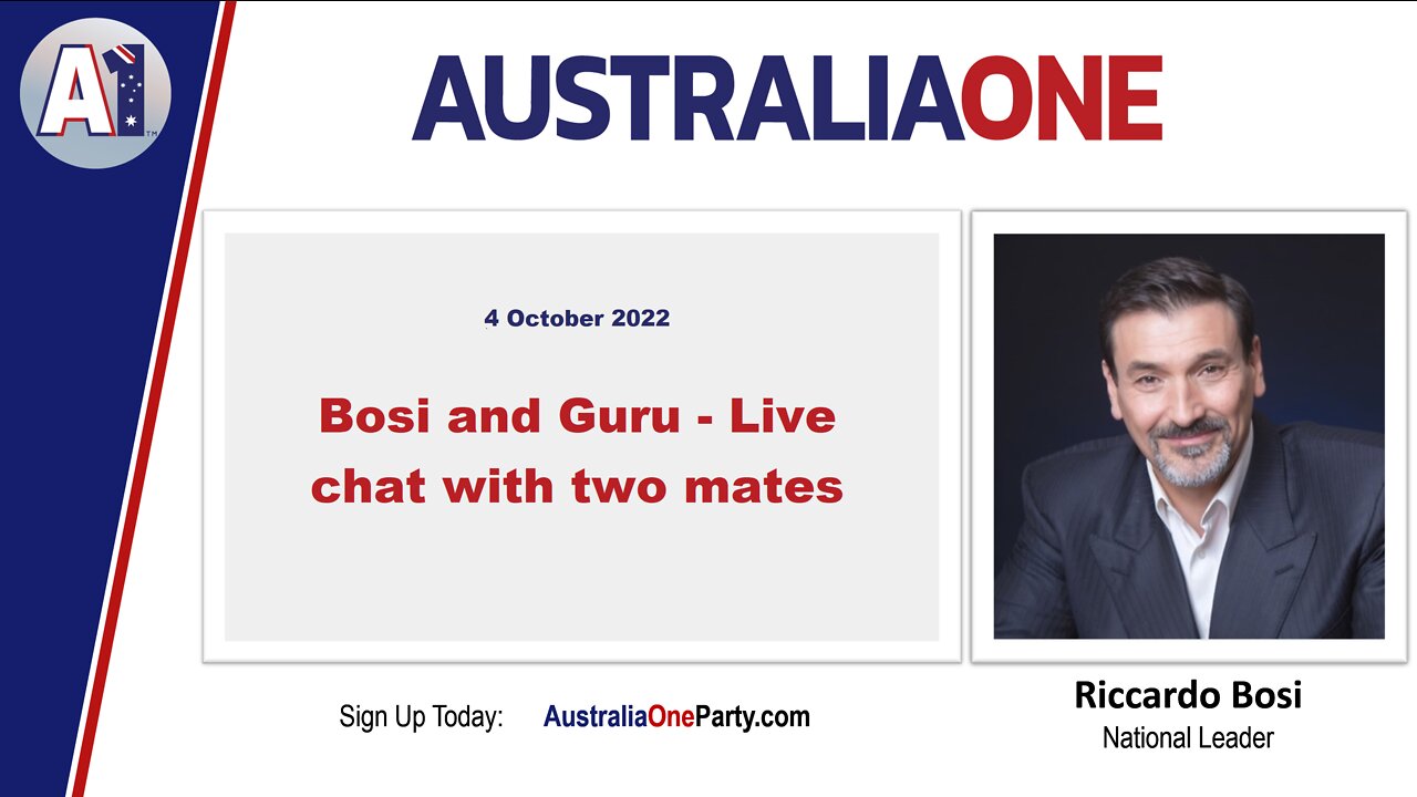 AustraliaOne Party - Bosi and Guru - Live chat with two mates