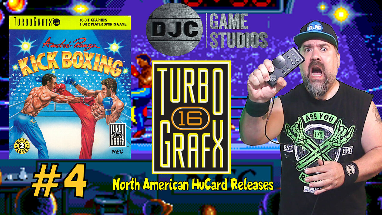 TURBOGRAFX 16 - North American Hucard Releases #4 - "ANDRE PANZA KICK BOXING"