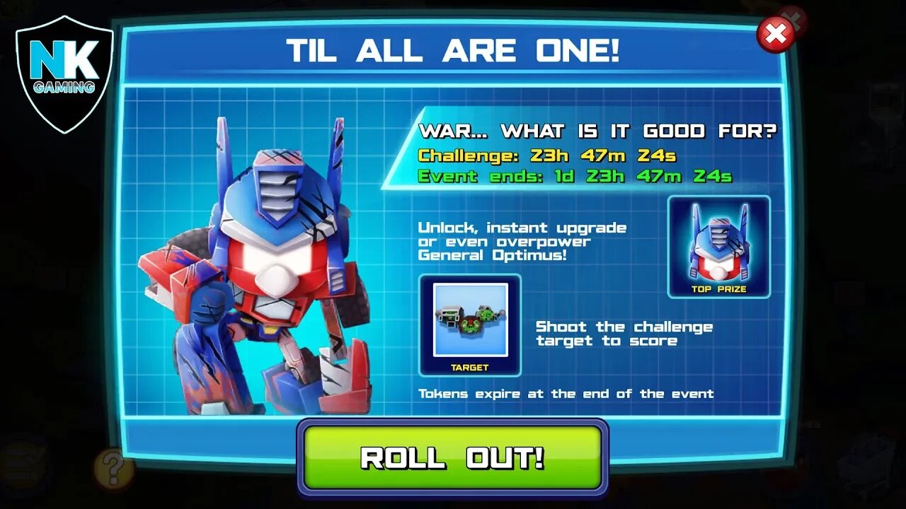 Angry Birds Transformers 2.0 - Til All Are One! - Day 5 - Featuring Epic Optimus