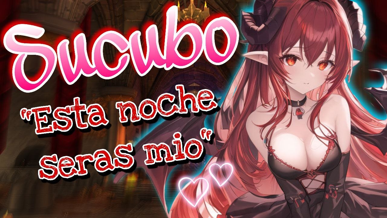 ASMR ROLEPLAY 😈 noche de Halloween con la SUCUBO de tus sueños 💕 Monster Girl [usa Audifonos]