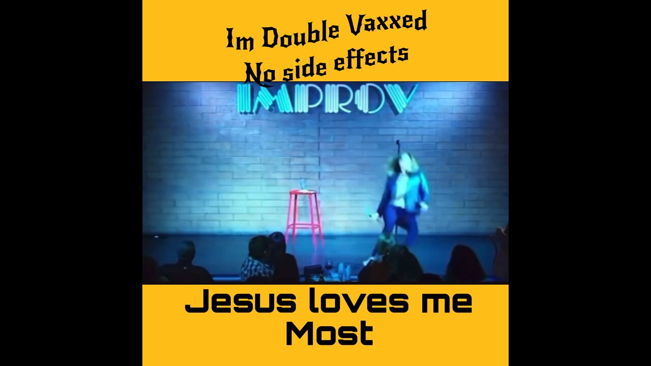 Heather McDonald - I’m double vaxxed and no side effects - Jesus loves me most - collapses fracturing skull