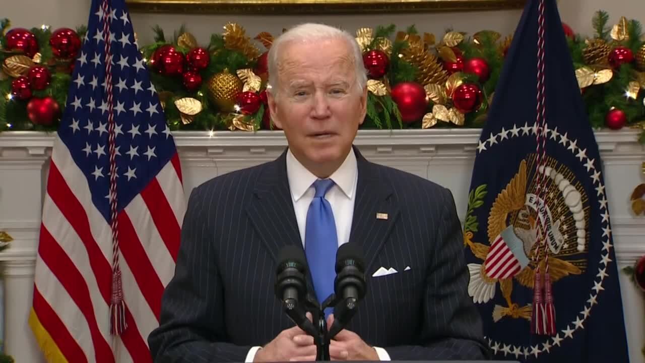 Biden delivers remarks on Omicron variant of Covid