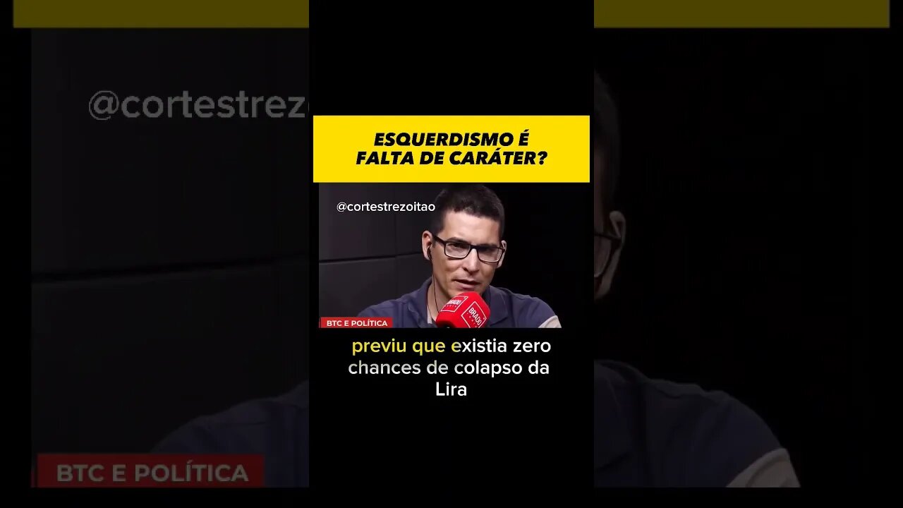 NA SUA OPINIÃO, ESQUERDISMO É FALTA DE CARÁTER?