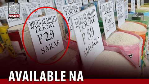 P29/kilo ng bigas, available sa 5 Kadiwa stores sa Metro Manila