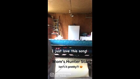 Quilt Reveal, hunters star by my mom!