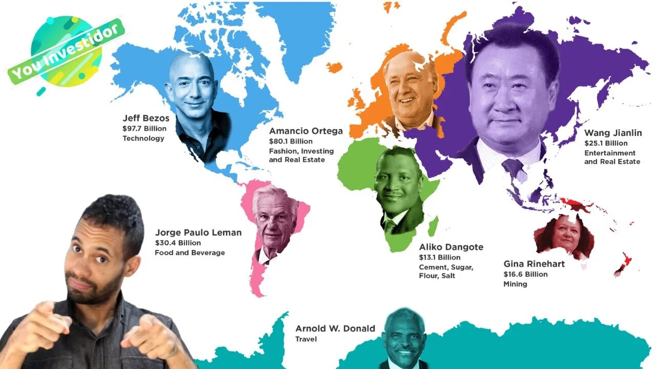 QUANTOS BILIONÁRIOS TEM NO BRASIL E NO MUNDO