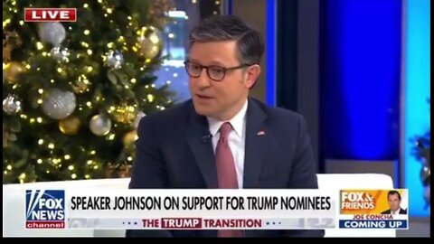 Speaker Johnson: Character Assassination Of Trump's Nominees Is Over The Top