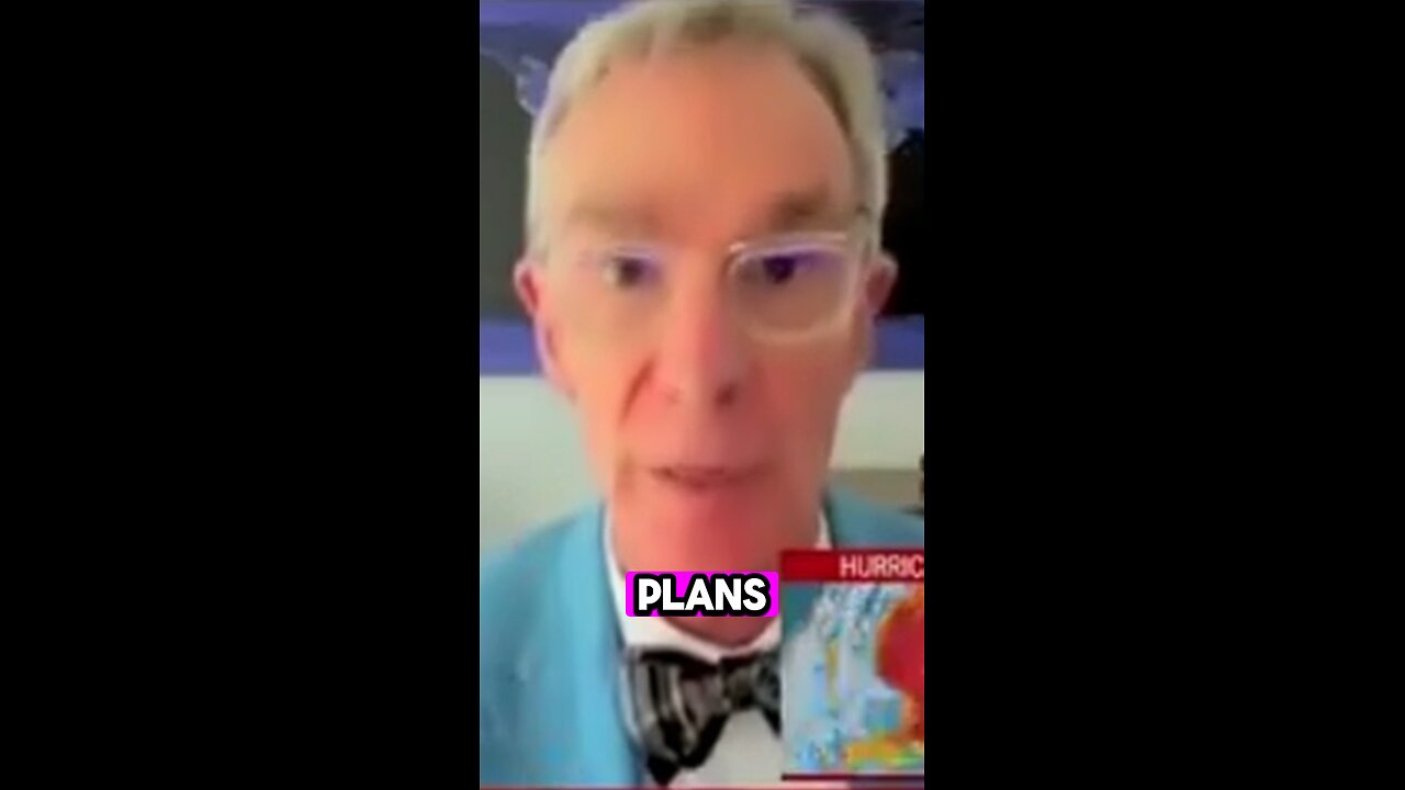 Bill Nye Says Voting Can Help Stop Hurricanes