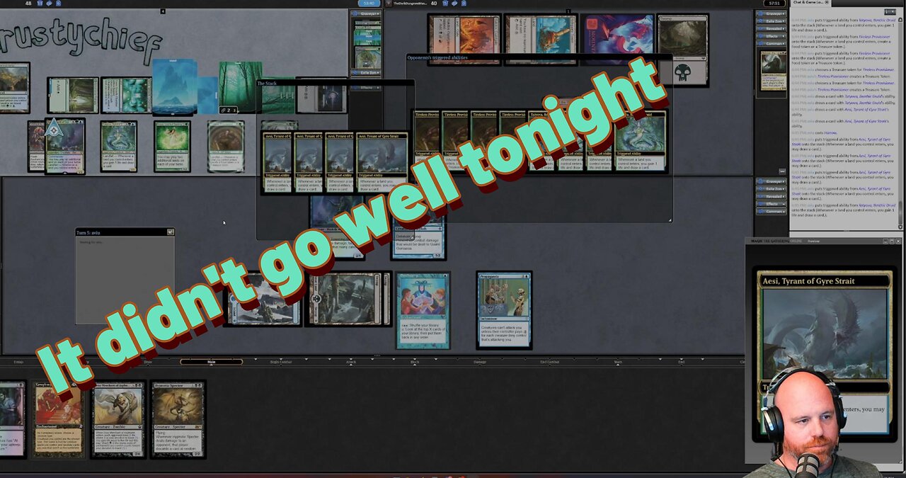 Playing some MTGO