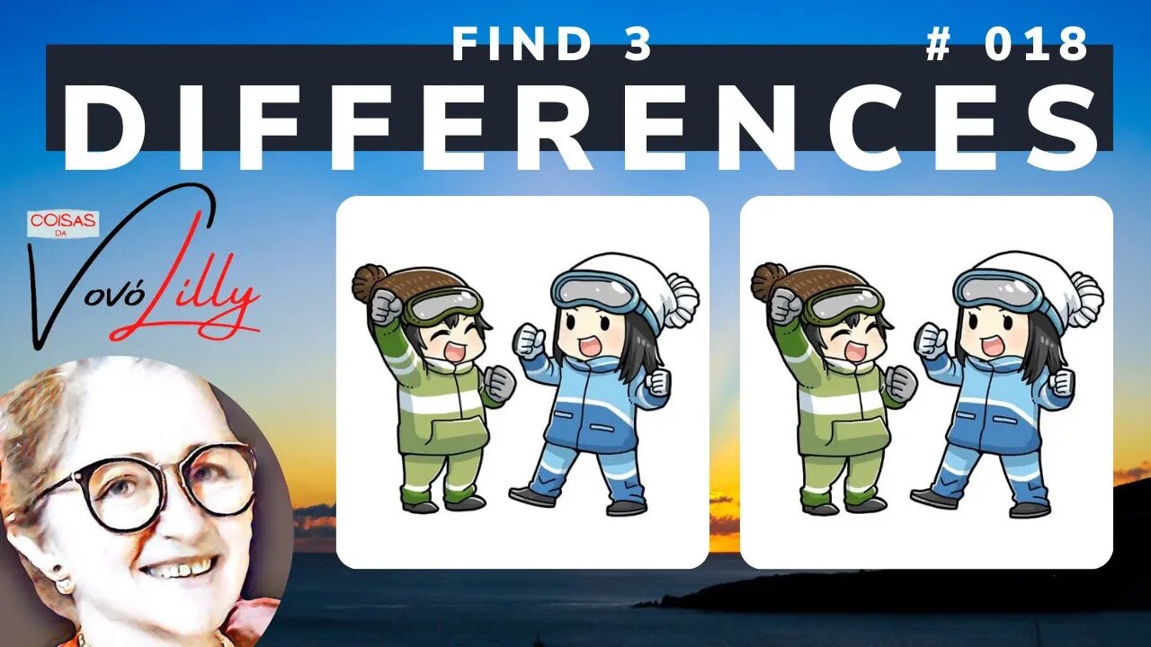 FIND THE THREE DIFFERENCES | # 018 | EXERCISE YOUR MEMORY