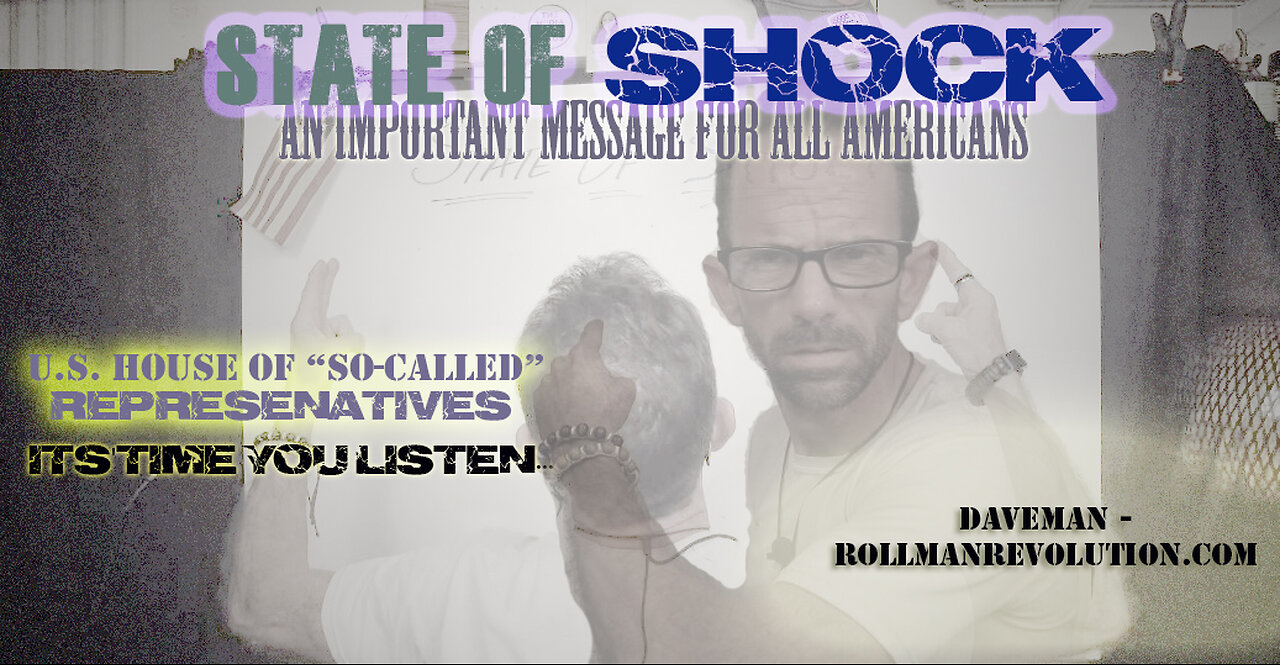 STATE of SHOCK ! - A conversation for America & Congress (adult language)