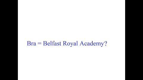 What Is The Connection Between Bras And The Country Of Belfast?