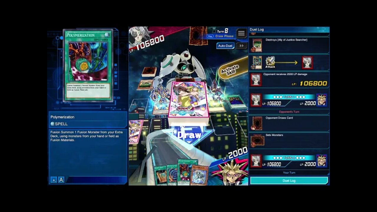 YuGiOh Duel Links - Raid Duel Fear the Meklord Emperor LVL800