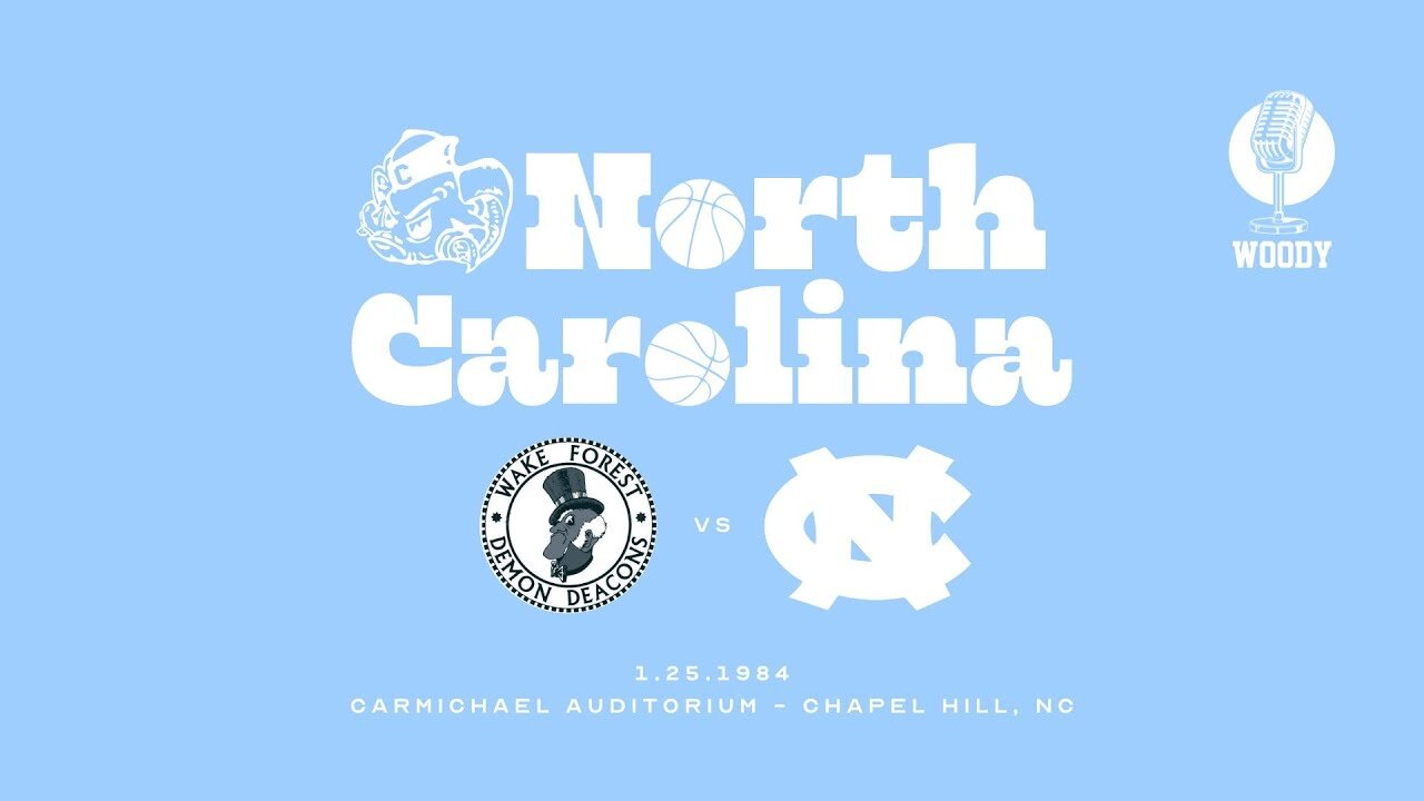 1.25.1984 Carolina v Wake Forest (THSN Sync - Woody Durham)