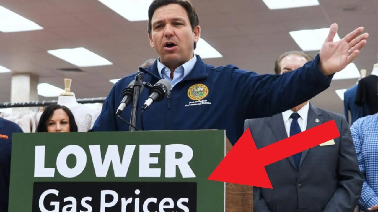 ALERT: Florida Governor Ron DeSantis Gives GRIM Prediction on Gas Prices!