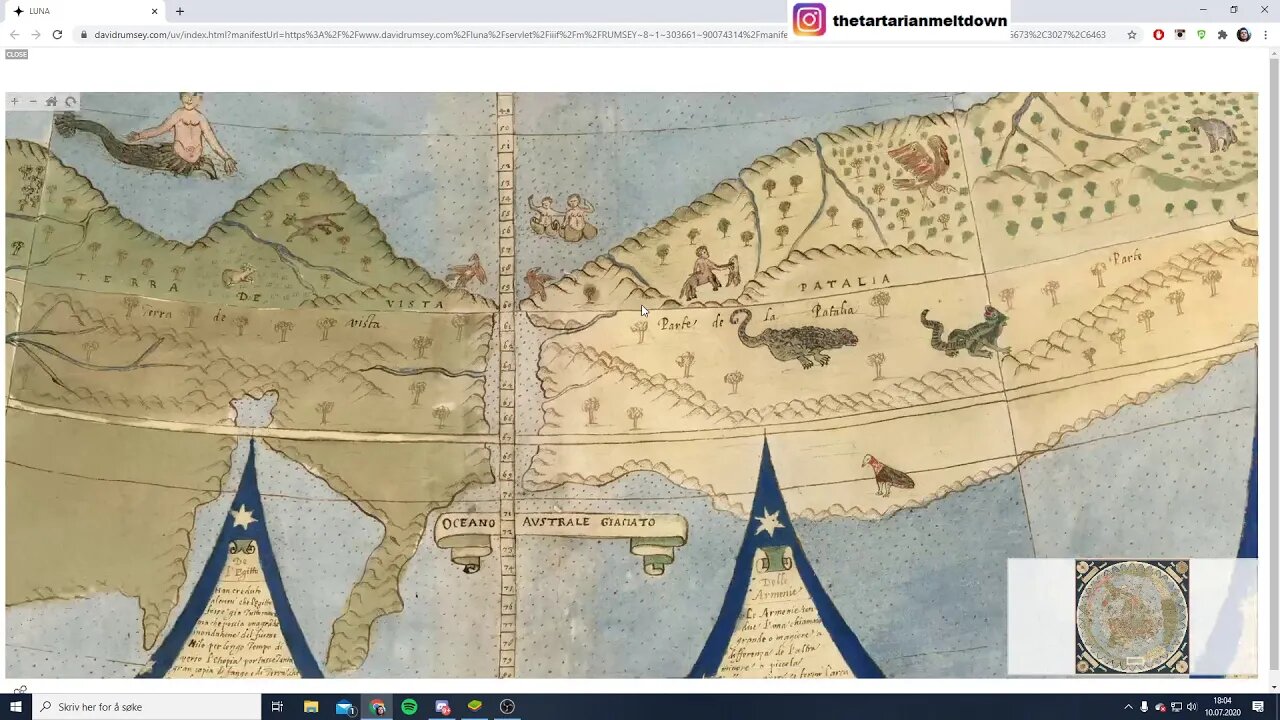 Check out this old map from 1587 It's AMAZING!