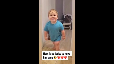 Mom is so lucky to have him - baby funny videos