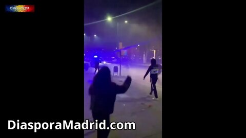 A cincea zi de proteste la Barcelona! Securitatea privata atacata!