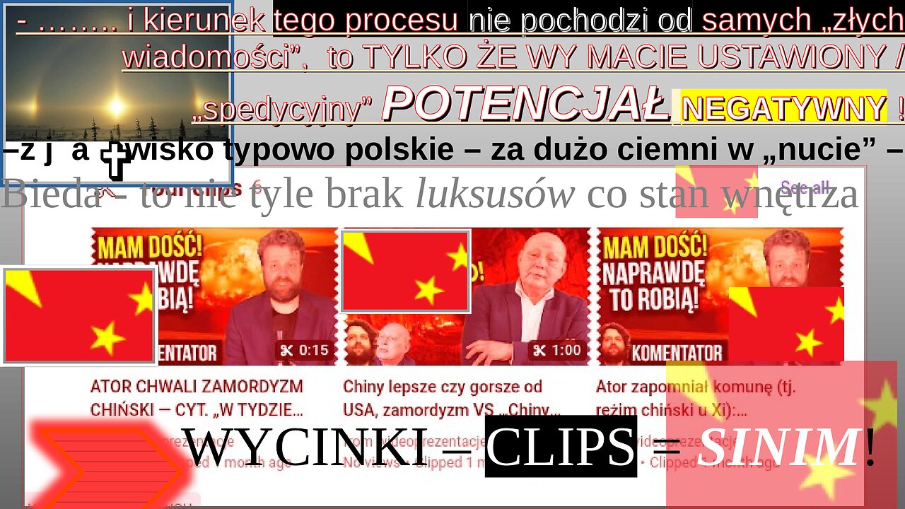 Waśńdomości aktualne: 1. Wycinki: Ator o Chinach kłamał 2. O czym słuchacie, to trzymacie #551