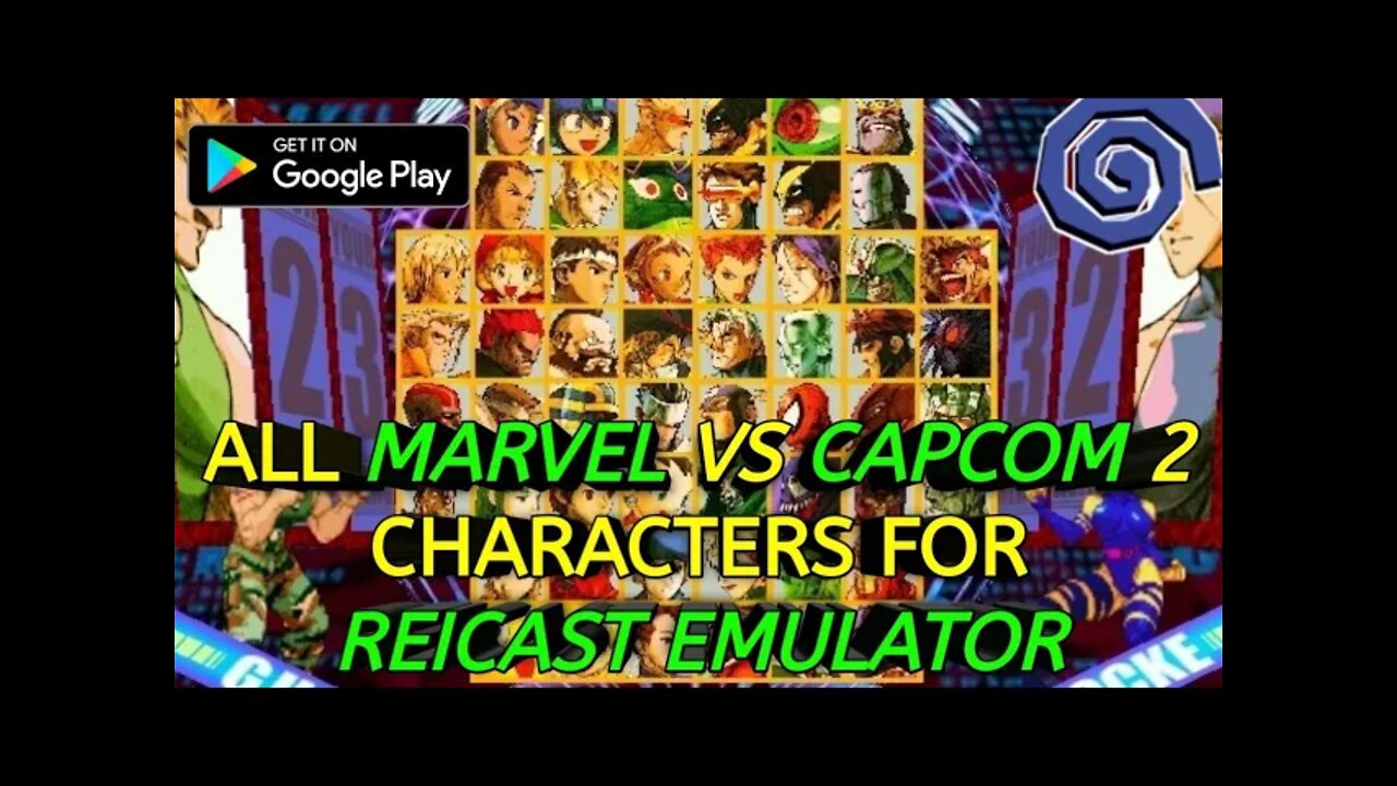 How to get all MVC2 characters using REICAST from the playstore - links below