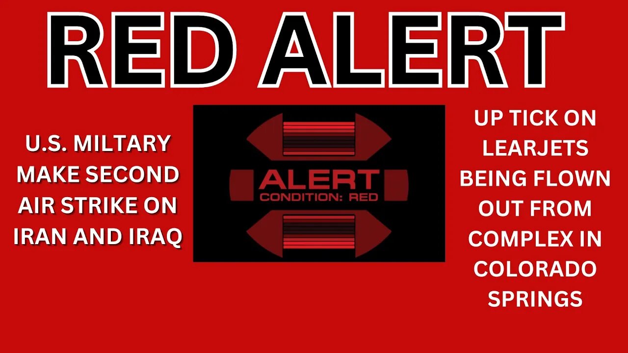 RED ALERT !!! U S makes second air strike on Iran and Iraq