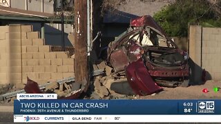 Two juveniles killed in multi car crash near 35th Avenue and Thunderbird