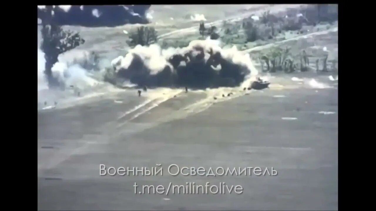 MLRS Rockets Obliterates Attacking Formation Of The 28th Ukrainian Separate Mechanized Brigade💥