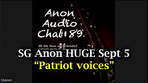 SG Anon HUGE Sept 5 - File 89 'Patriot Voices'