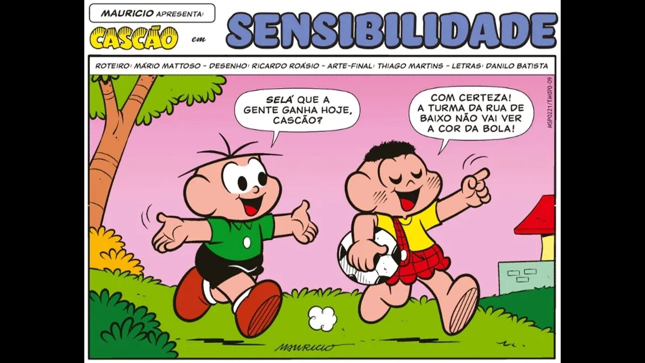 Cascão em-Sensibilidade | Gibis do Rapha 2