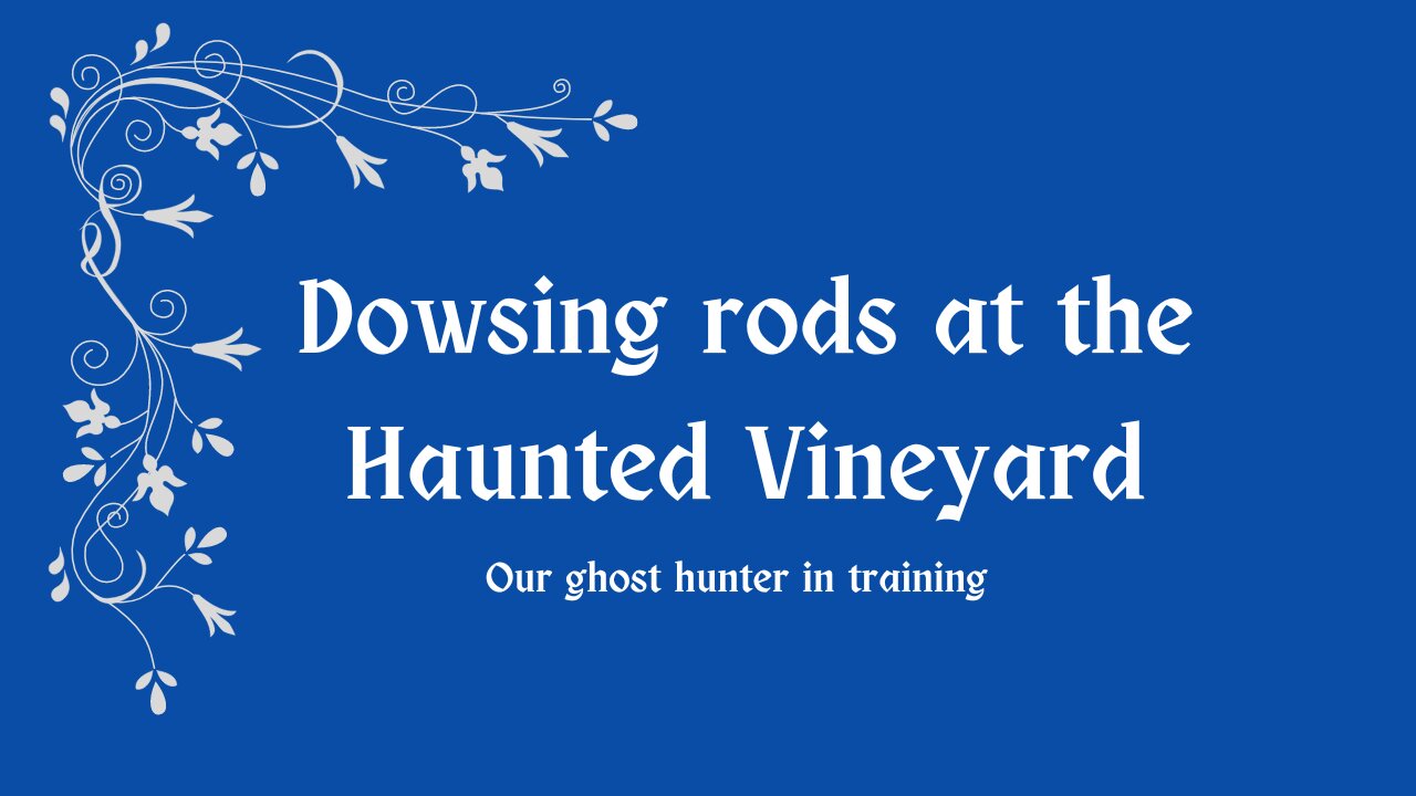 Dowsing rods at the Haunted Vineyard