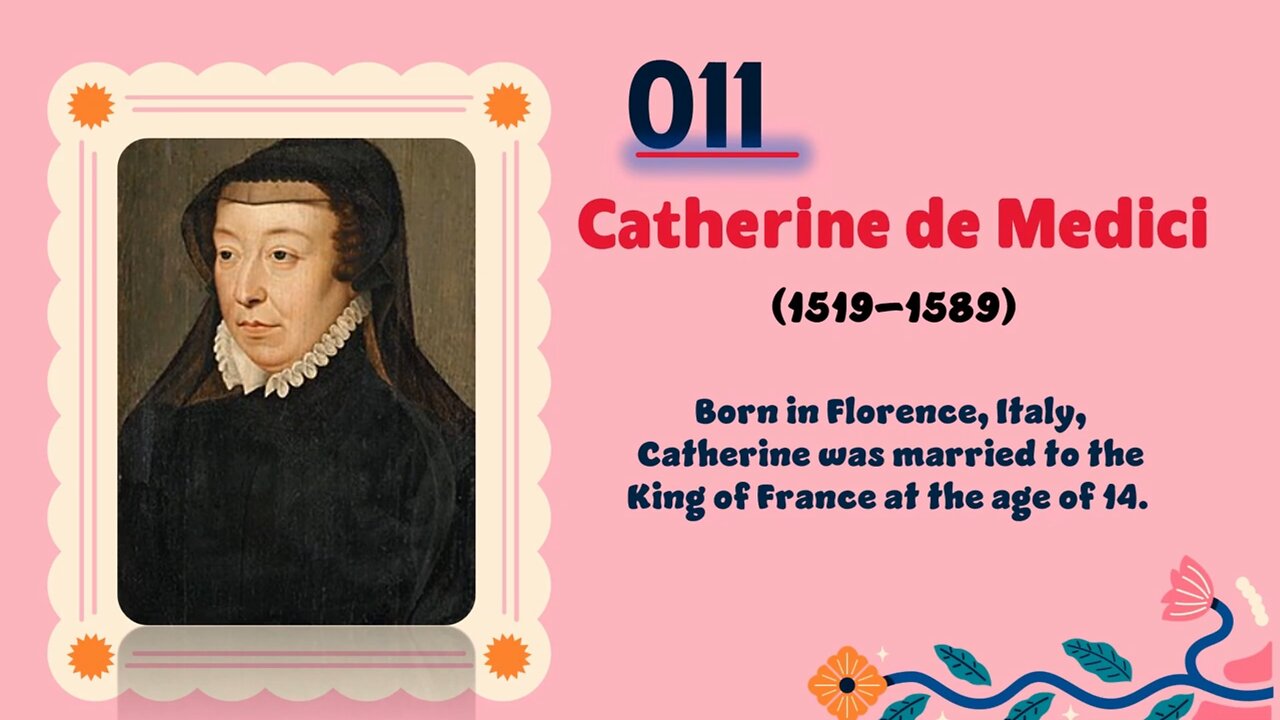 Catherine de Medici(1519–1589) | TOP 150 Women That CHANGED THE WORLD | Short Biography