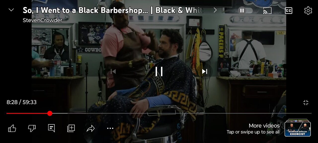 Crowder in the 💈 Barbershop pt. 2