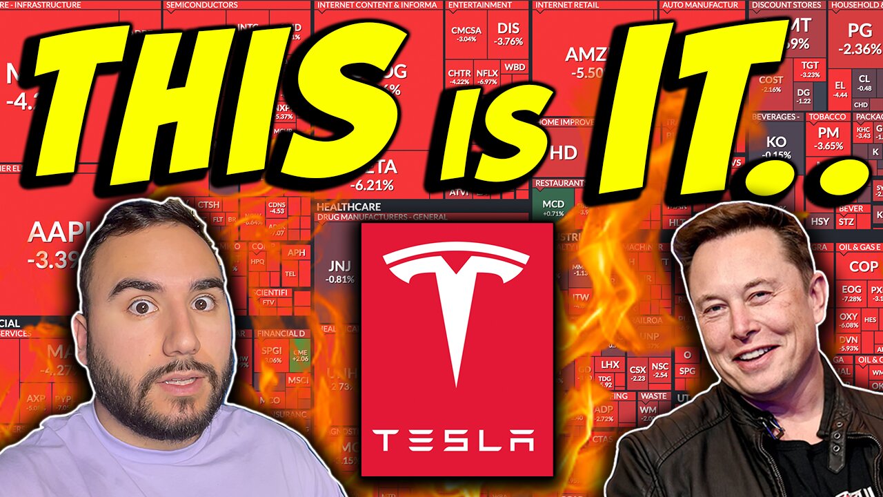 TESLA STOCK IS CRASHING AFTER EARNINGS⛔️